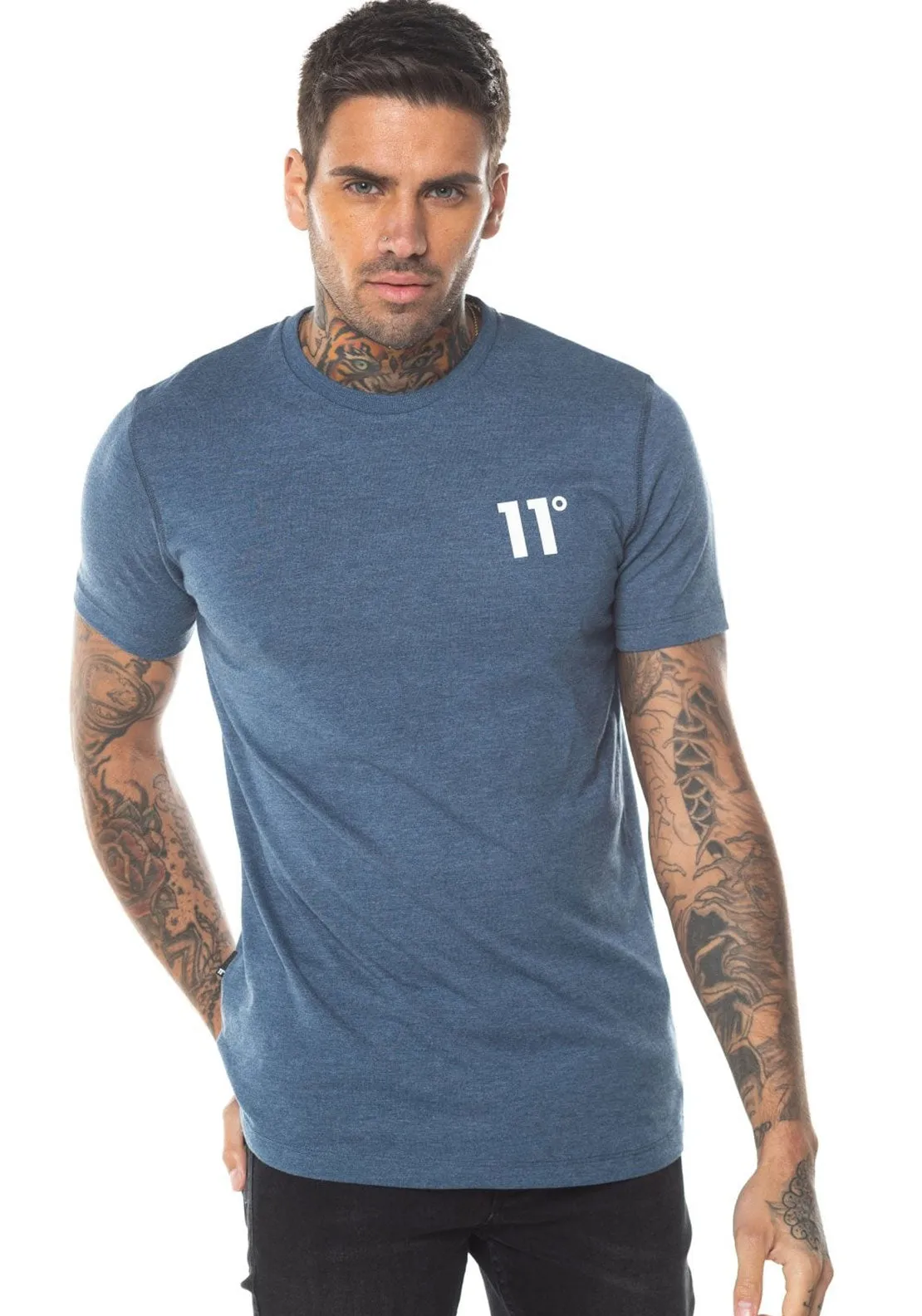 11 Degrees Core T-Shirt, Twister Grey