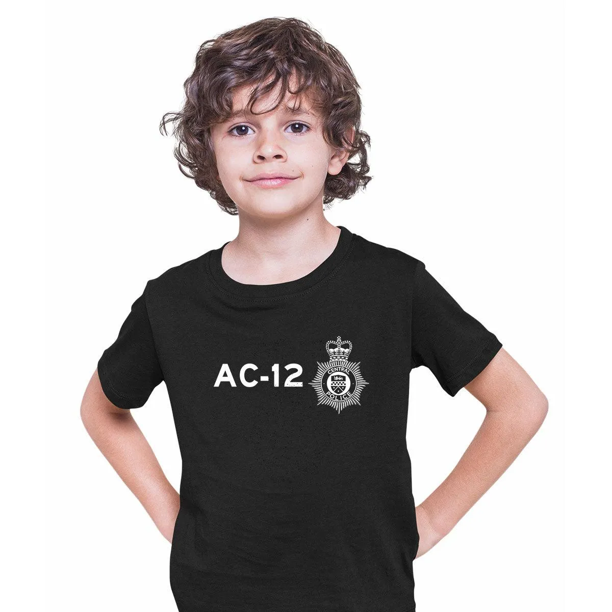 AC-12 Kids Printed BBC TV Series 6 T-Shirt Inspired By Police Logo T-shirt for Kids