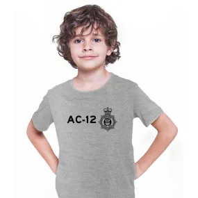 AC-12 Kids Printed BBC TV Series 6 T-Shirt Inspired By Police Logo T-shirt for Kids