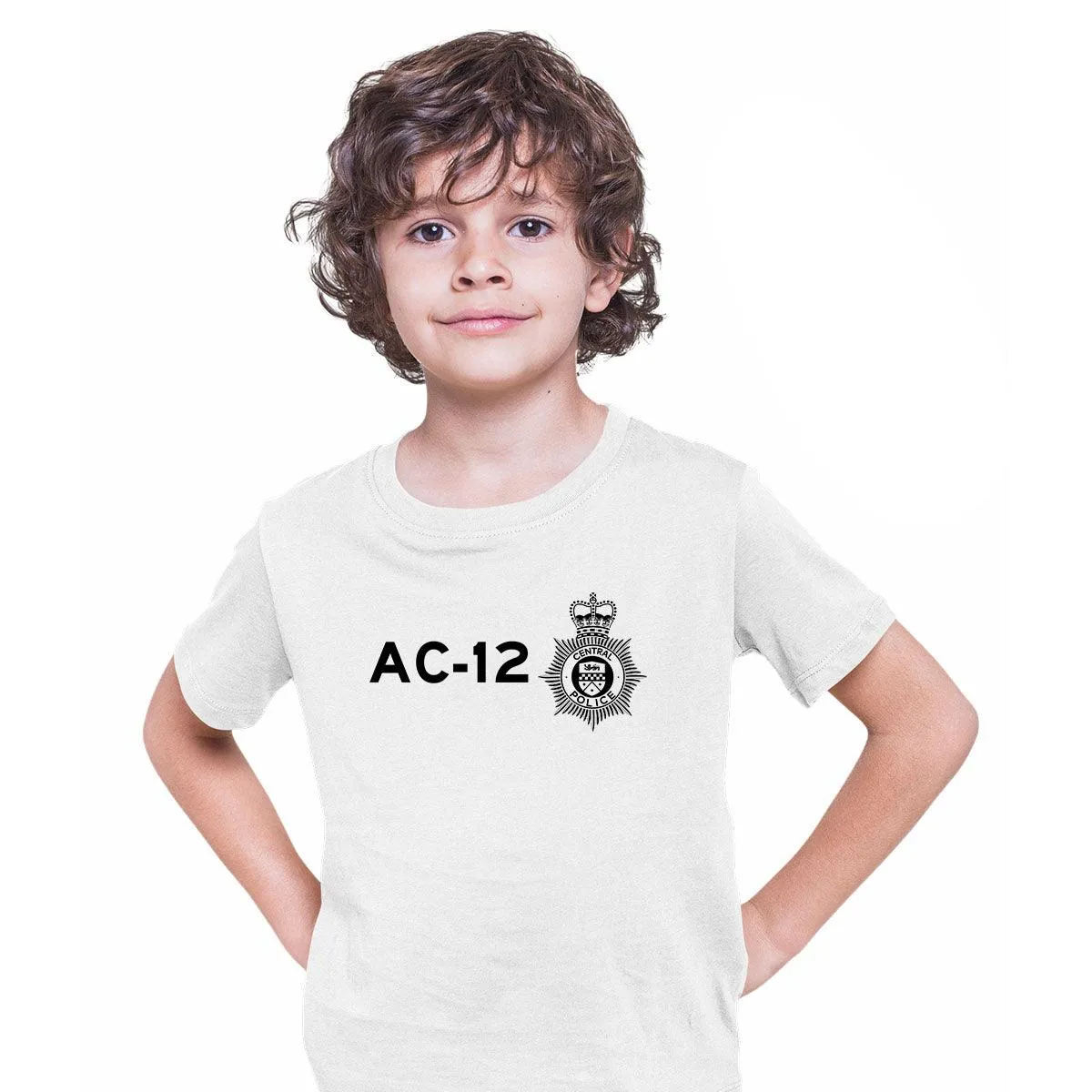 AC-12 Kids Printed BBC TV Series 6 T-Shirt Inspired By Police Logo T-shirt for Kids