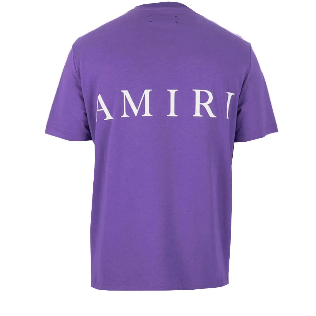 Amiri Ma Logo Purple T Shirt