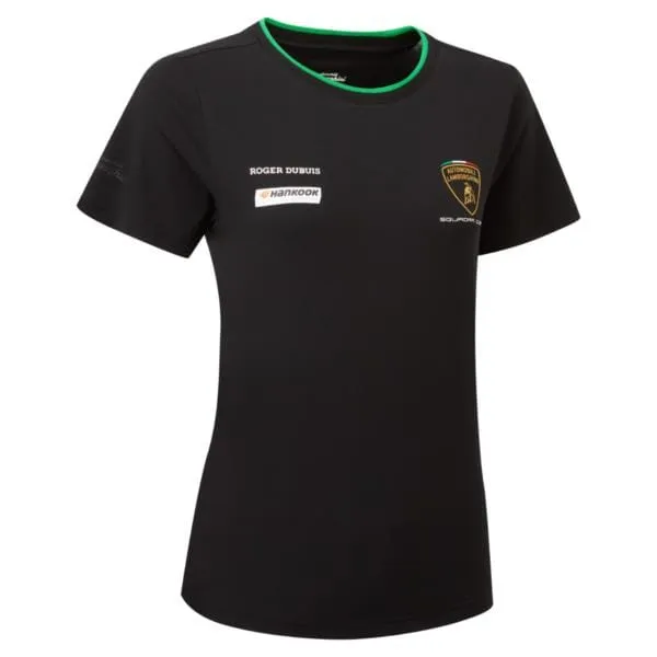 Automobili Lamborghini Squadra Corse Women's Team T-Shirt - Black