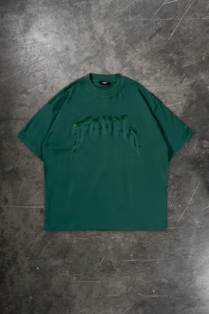 AVES RHINESTONE HUNTER GREEN T-SHIRT