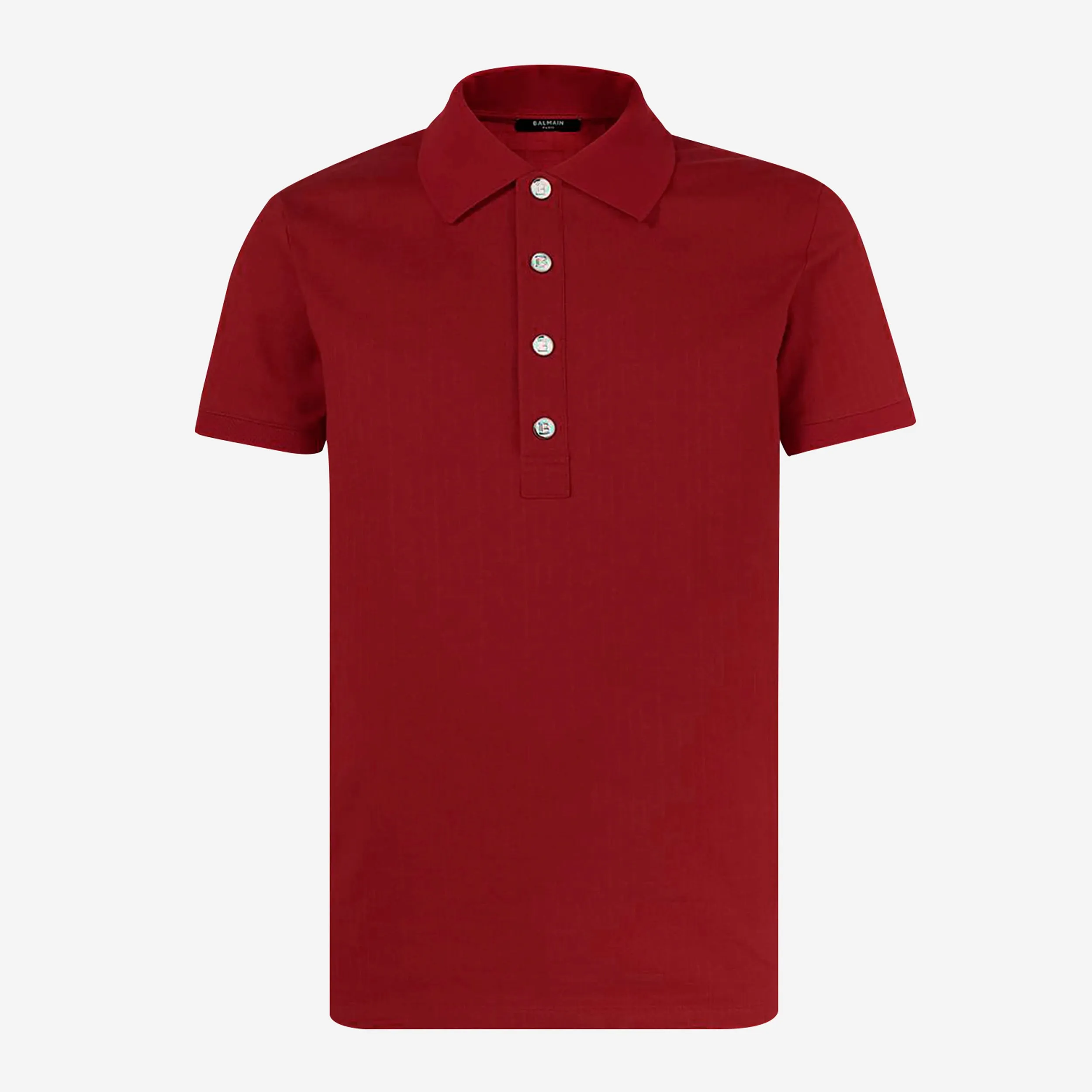 Balmain Monogram Polo Shirt