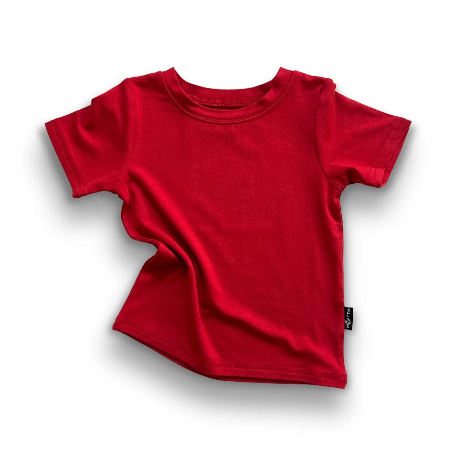 BAMBOO BASIC TEE- Red