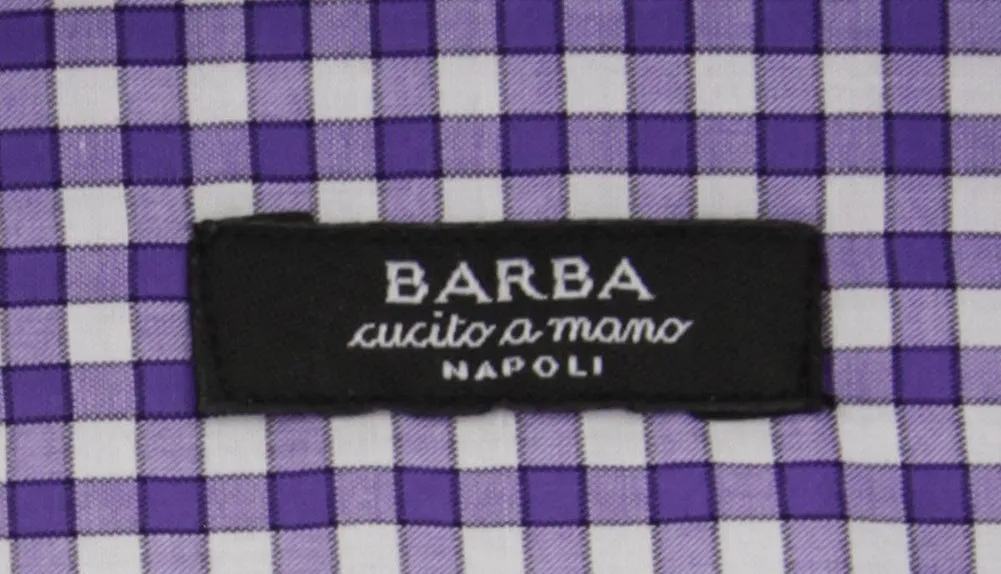 Barba Napoli Purple Shirt - Extra Slim