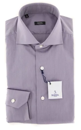 Barba Napoli Purple Shirt - Extra Slim