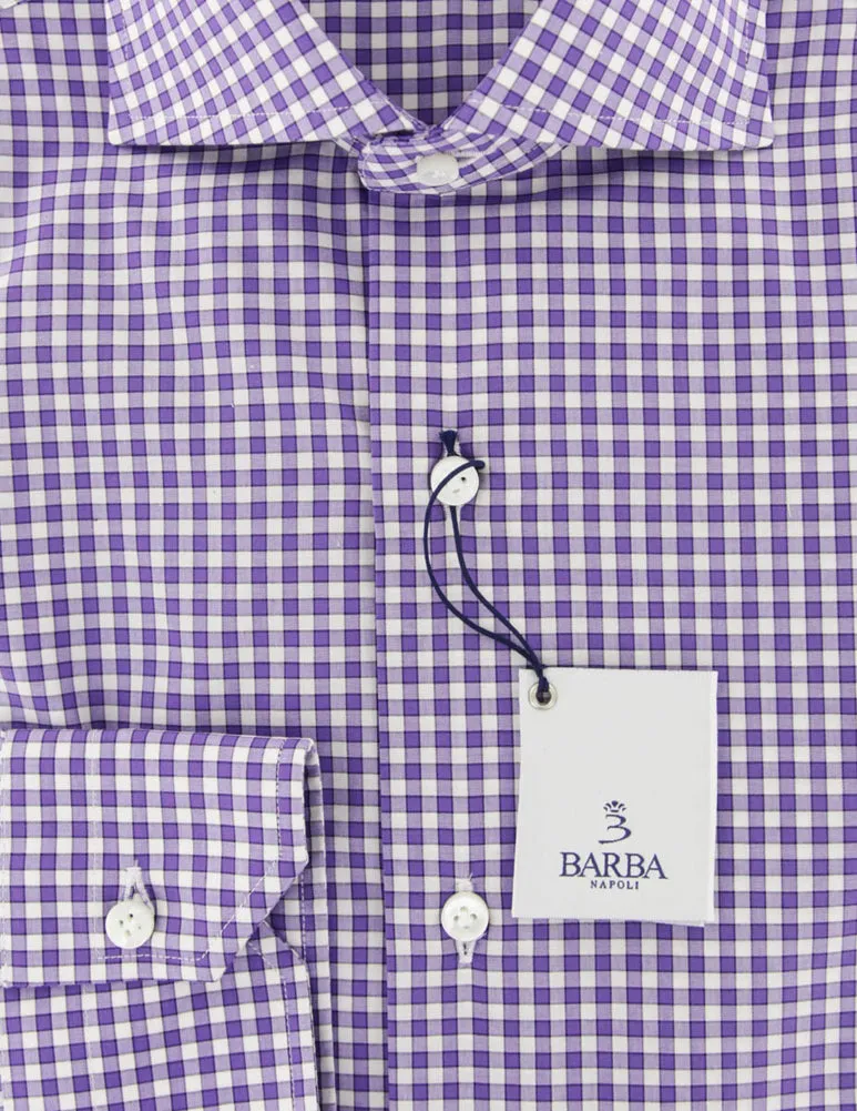 Barba Napoli Purple Shirt - Extra Slim