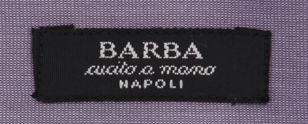 Barba Napoli Purple Shirt - Extra Slim