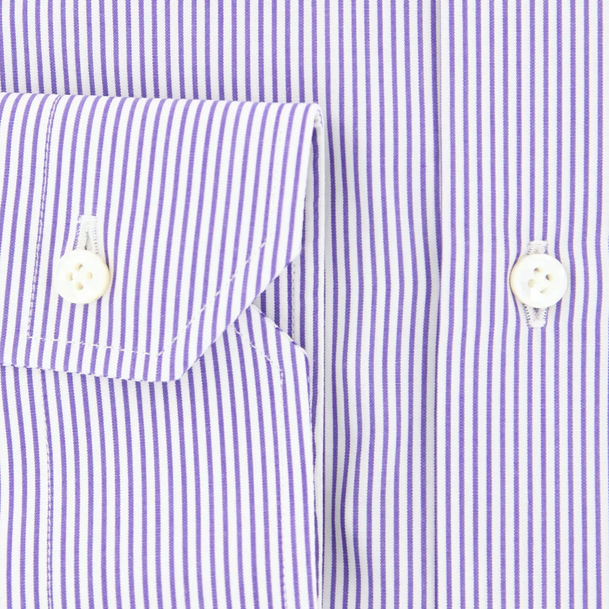 Barba Napoli Purple Shirt - Slim