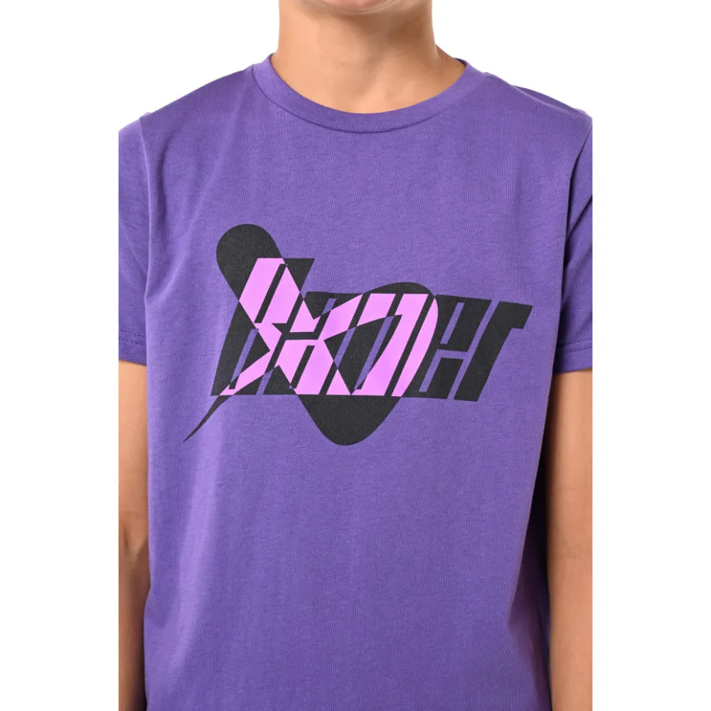 BAUER ICON MIX YOUTH PURPLE T SHIRT