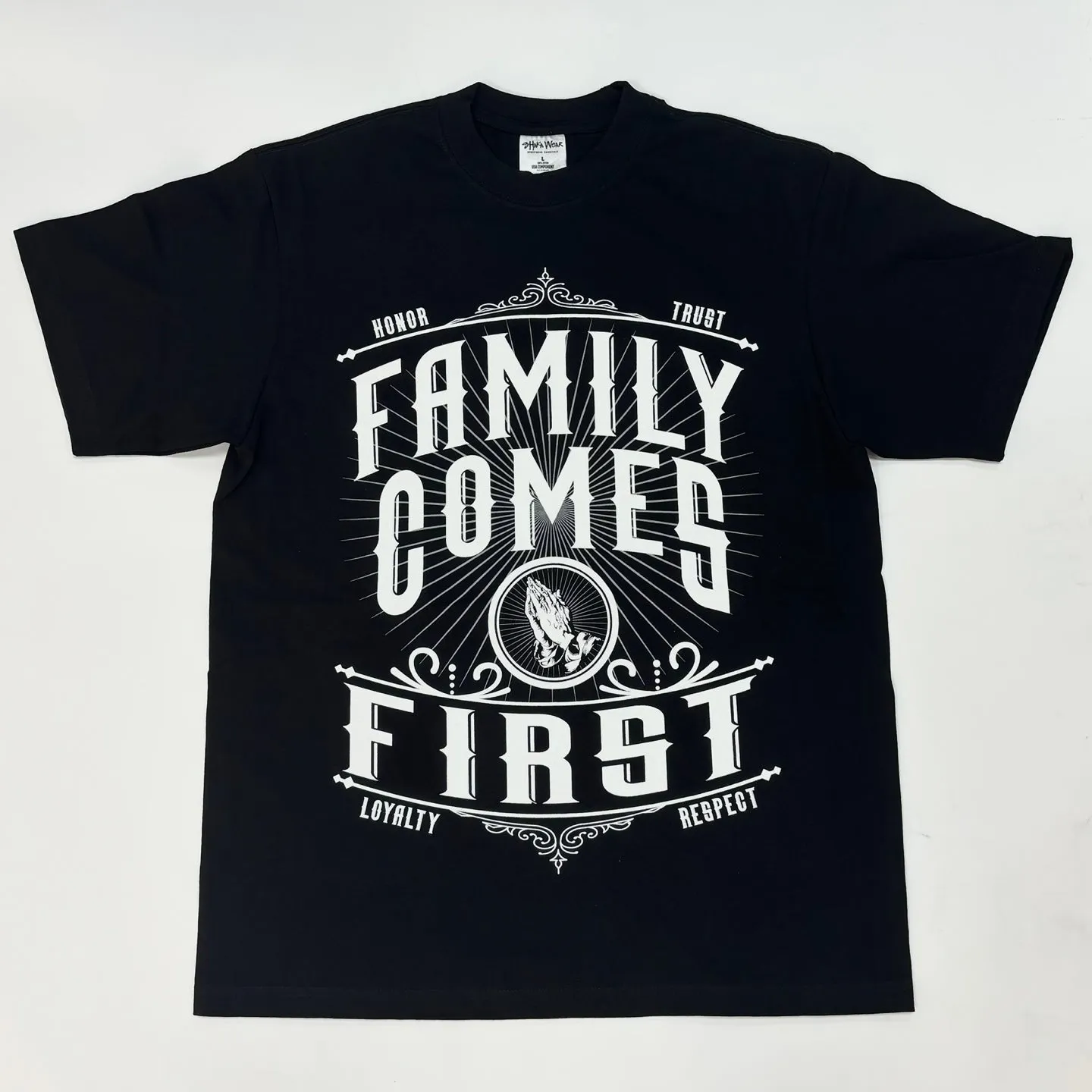 BILLIONAIRE Family Comes First Heavyweight Graphic T-shirt