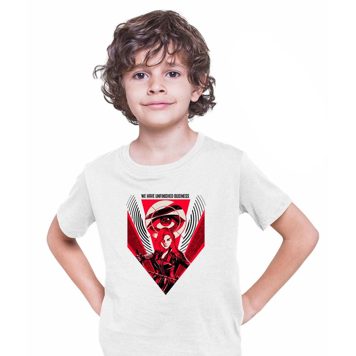 Black Widow Movie Scarlett Natasha Romanoff Marvel Kids Gift T-shirt for Kids