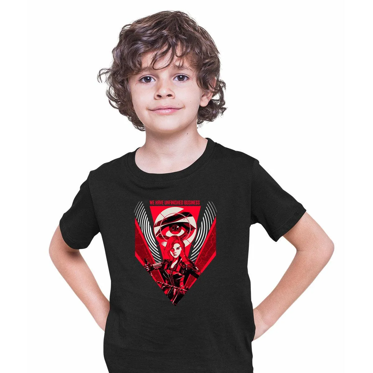 Black Widow Movie Scarlett Natasha Romanoff Marvel Kids Gift T-shirt for Kids