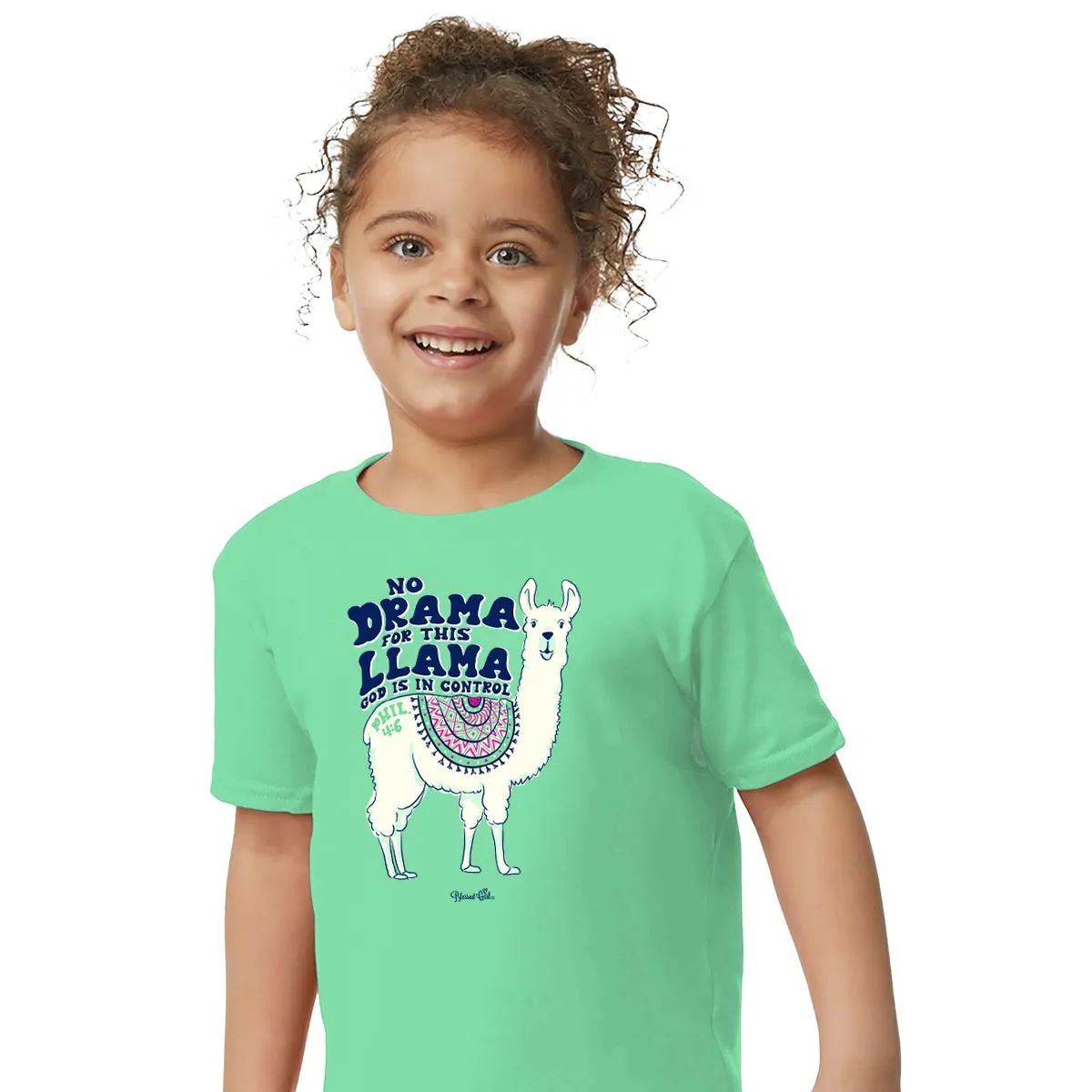 Blessed Girl Kids T-Shirt No Drama