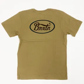 BRIXTON Parsons S/S Tailored T-Shirt - Mustard