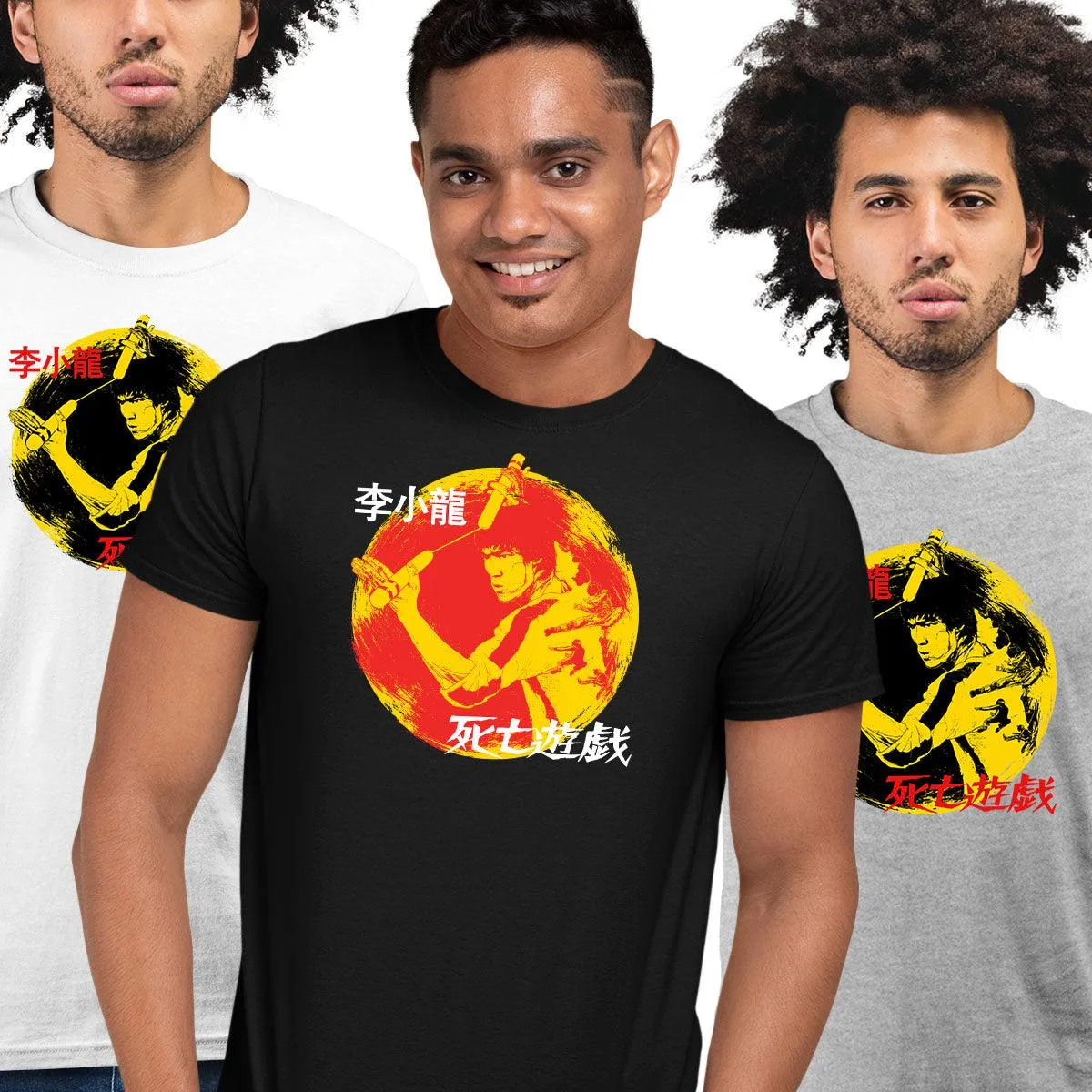 Bruce Lee T-shirt Game of Death Karate Movie Tees