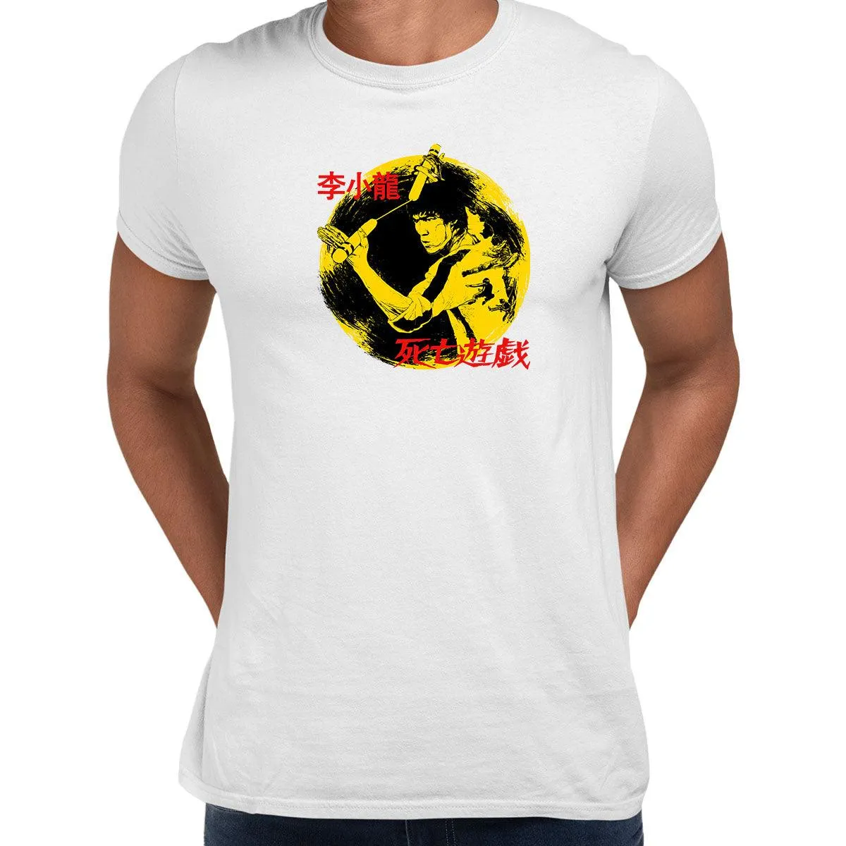 Bruce Lee T-shirt Game of Death Karate Movie Tees