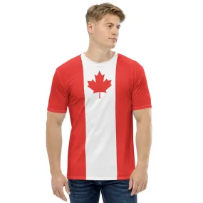 Canada T-shirt men / Canada Day Clothing   Free Gift: Canadian Maple Leaf Necklace