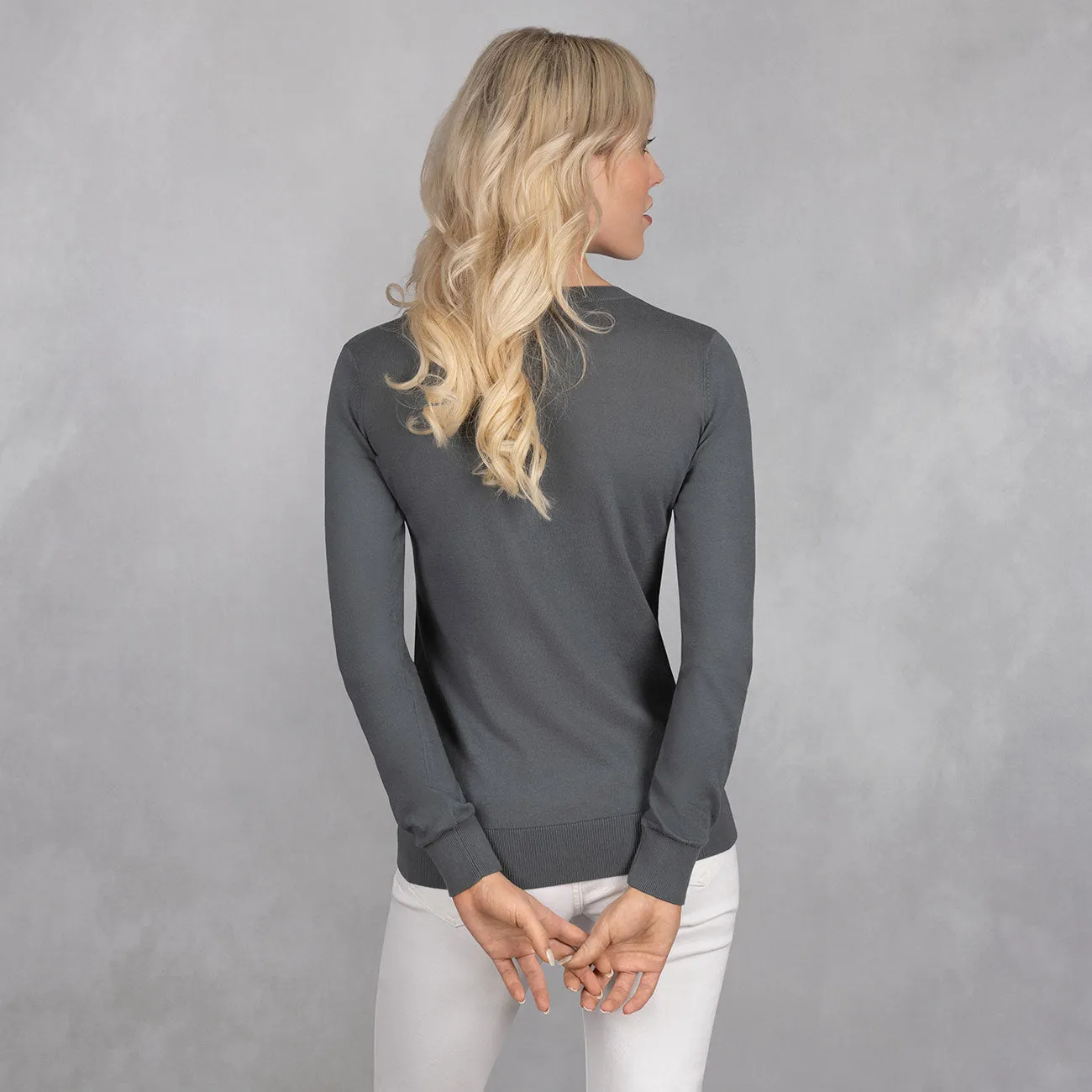 Cotton Pullover Round Neck Women