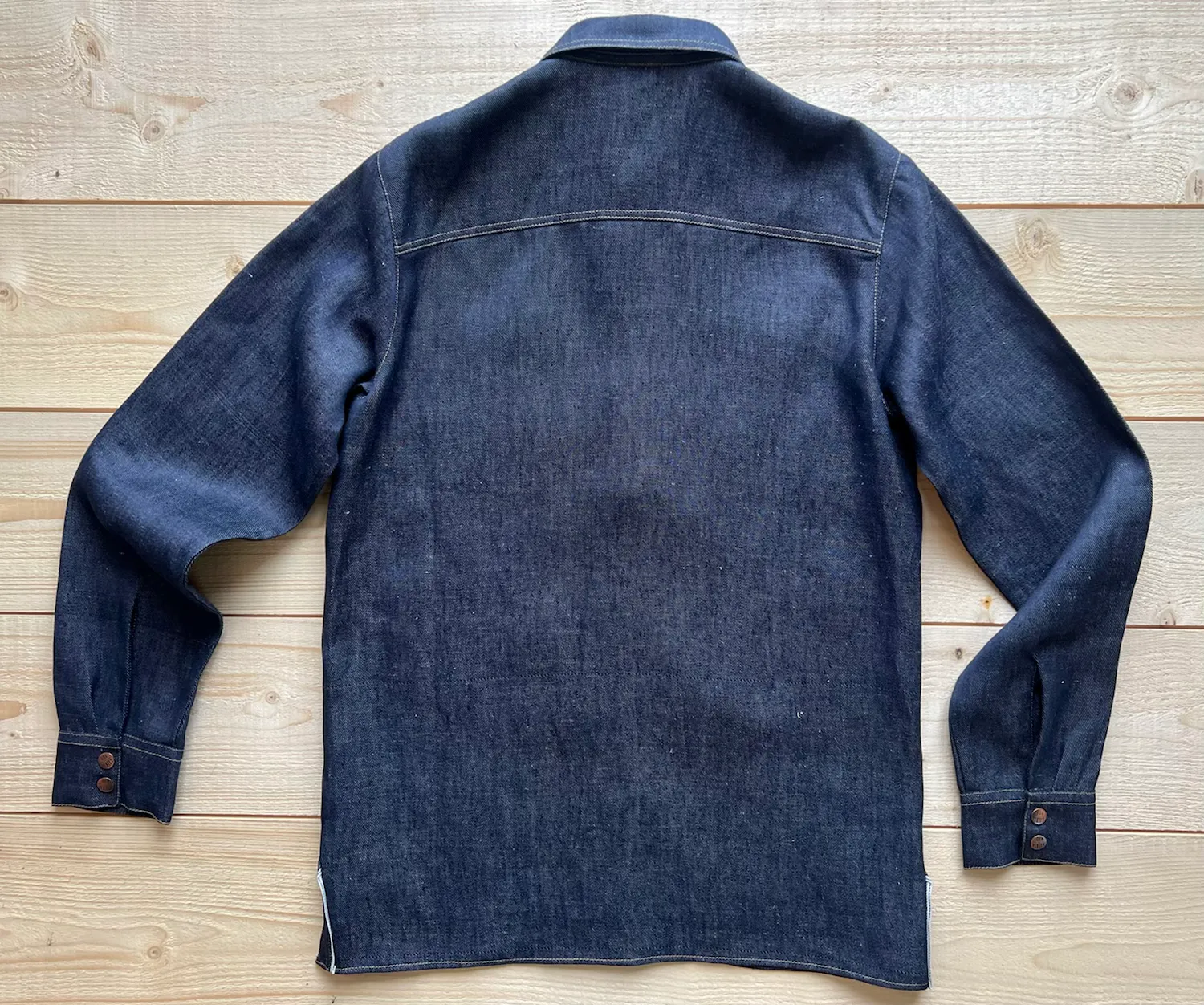 Denim Selvedge Shirt -100% hemp | Blue