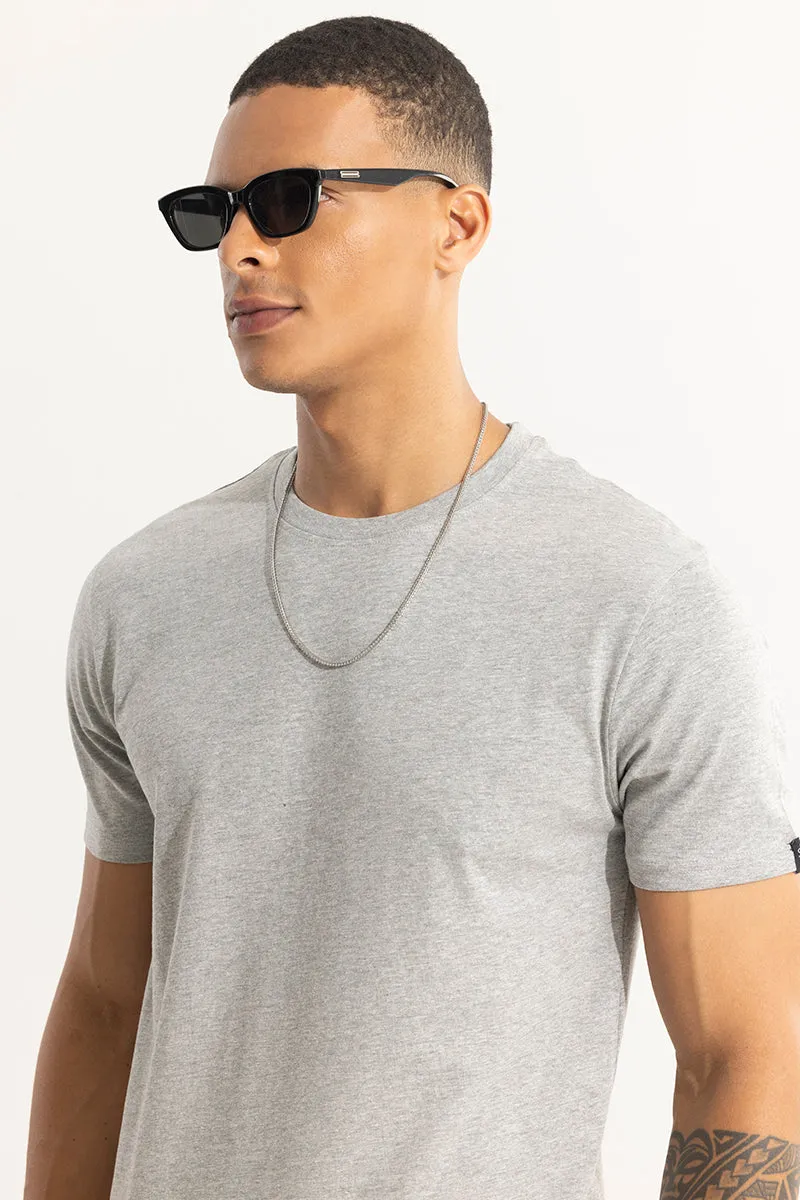 EasyEssentials Grey Melange T-Shirt