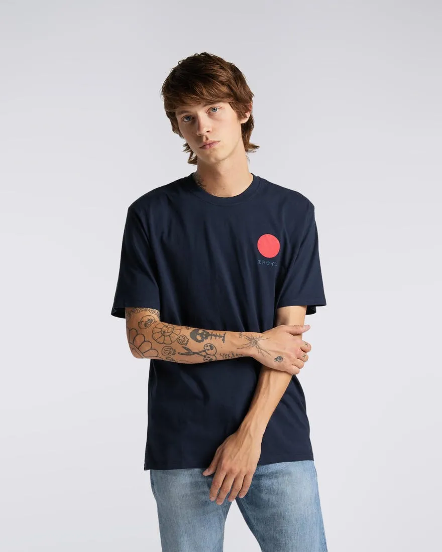 EDWIN JAPANESE SUN T-SHIRT Navy