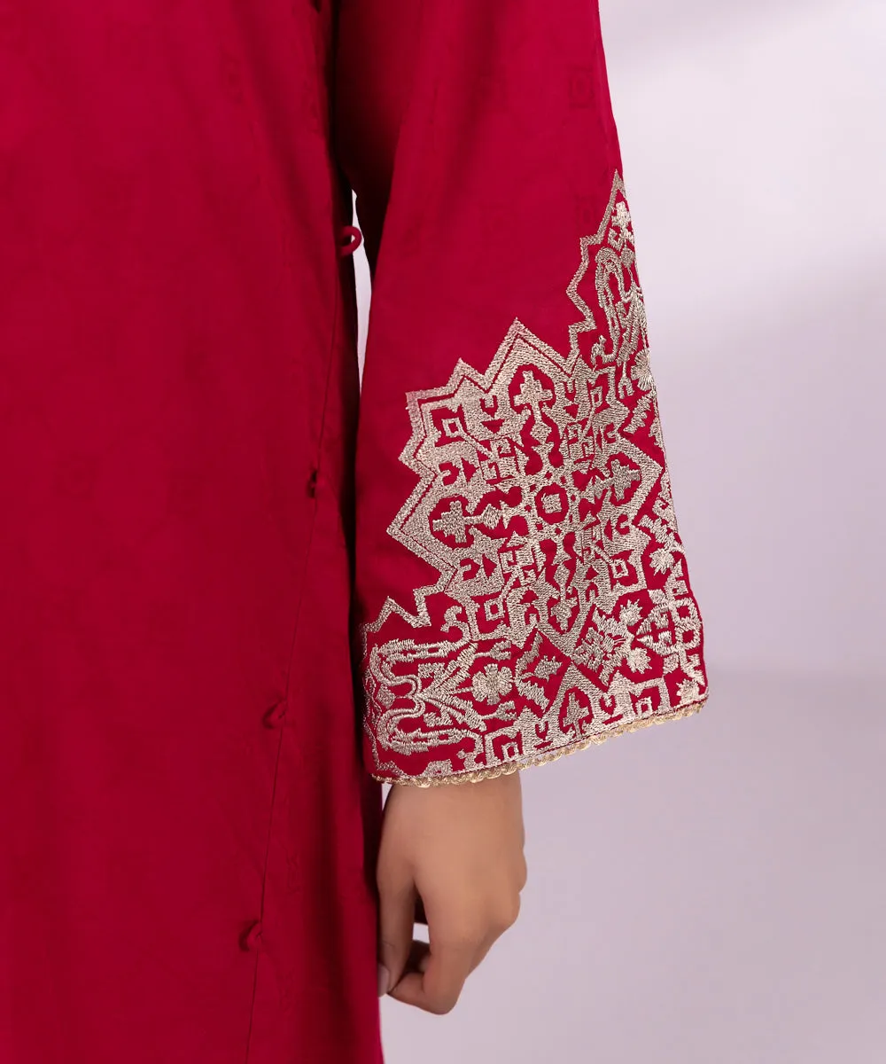 Embroidered Jacquard Shirt