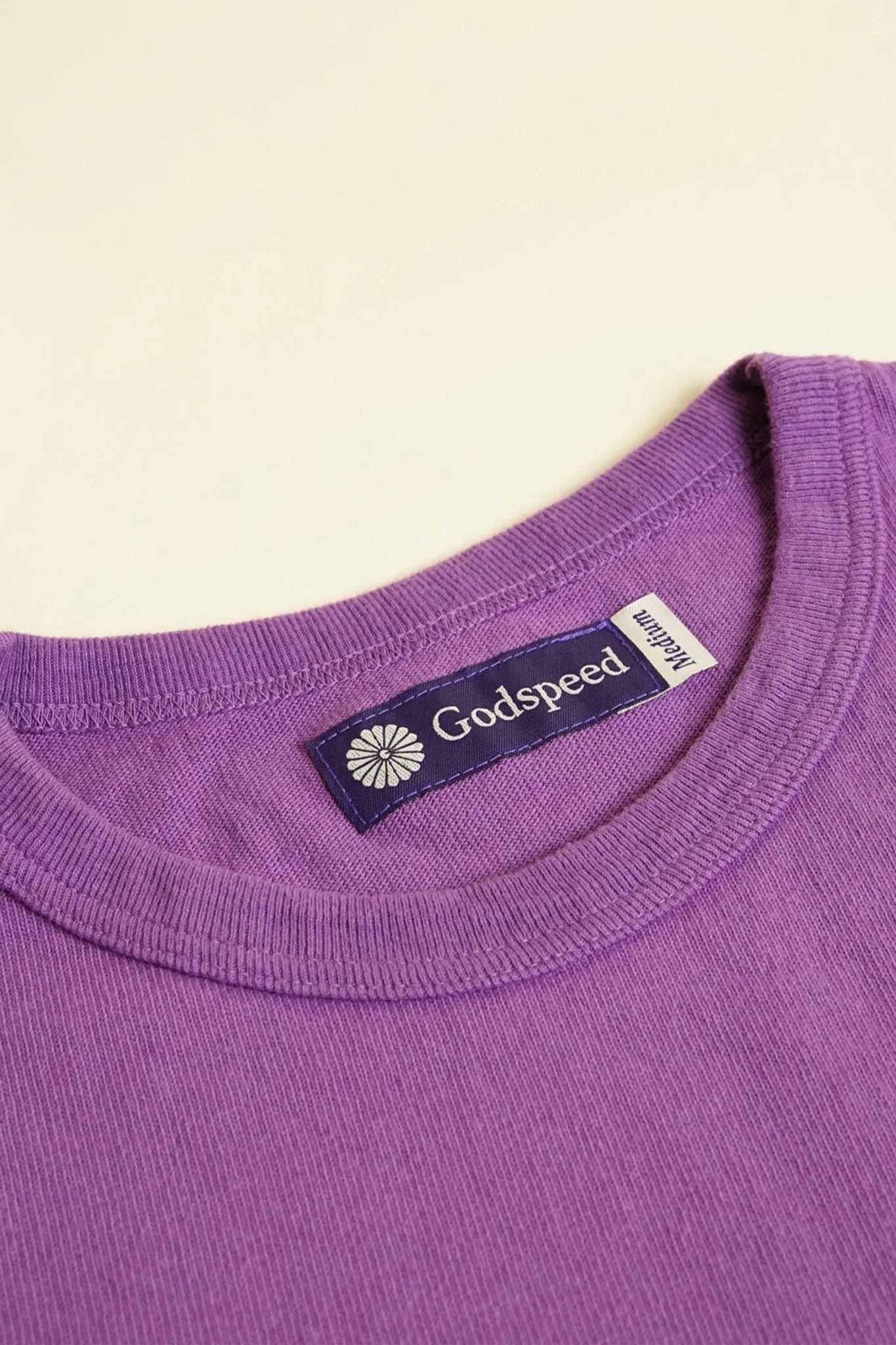 Godspeed Heavyweight Tsuriami 10oz Loopwheel T-Shirt - Purple