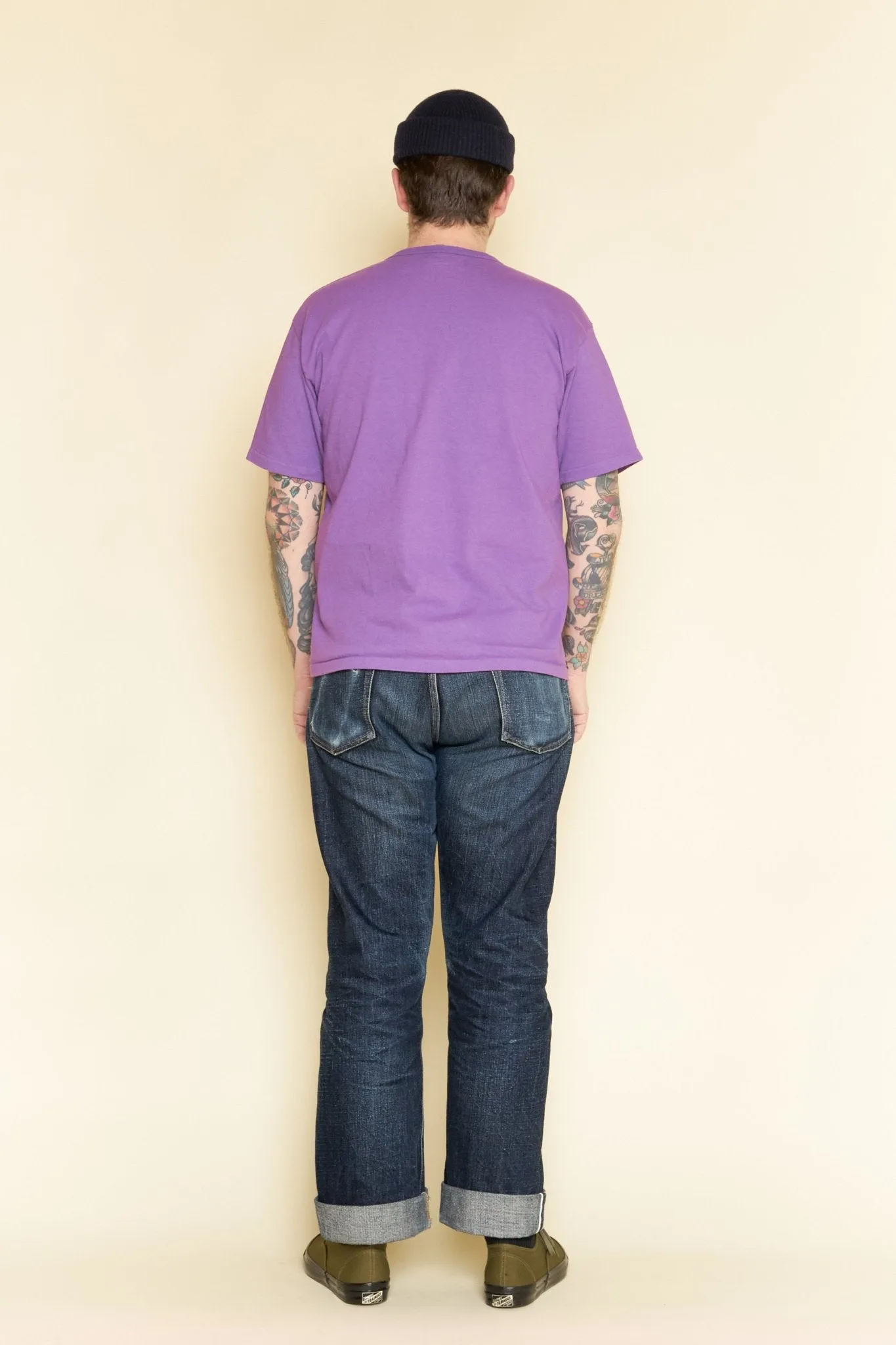 Godspeed Heavyweight Tsuriami 10oz Loopwheel T-Shirt - Purple