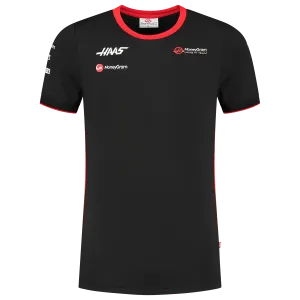 Haas Racing F1 2023 Team Fitted T-Shirt - Black