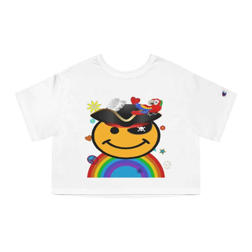 Happy Pirate Cropped T-Shirt