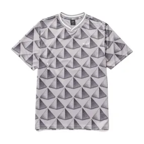 HUF TRINITY S/S SOCCER JERSEY-GREY