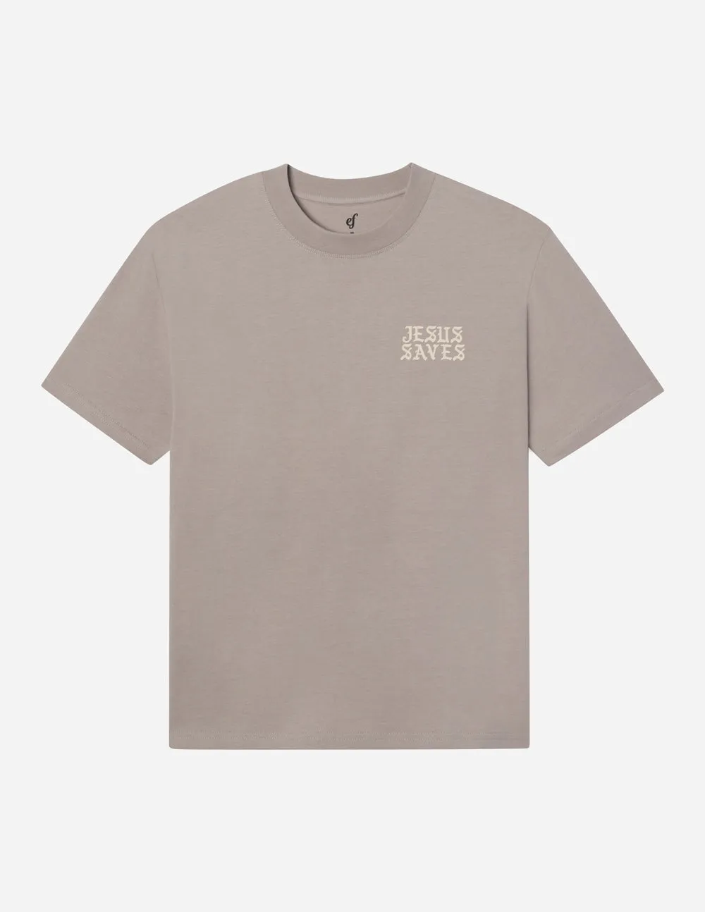 Jesus Saves Grey Unisex Tee