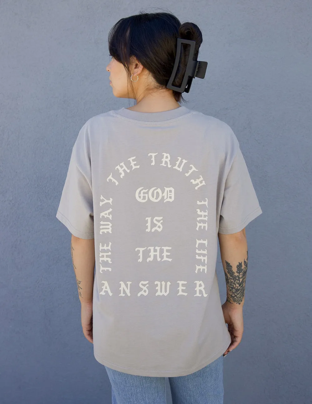 Jesus Saves Grey Unisex Tee