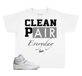 Kids - Cement Grey 2 Clean Pair Shirt