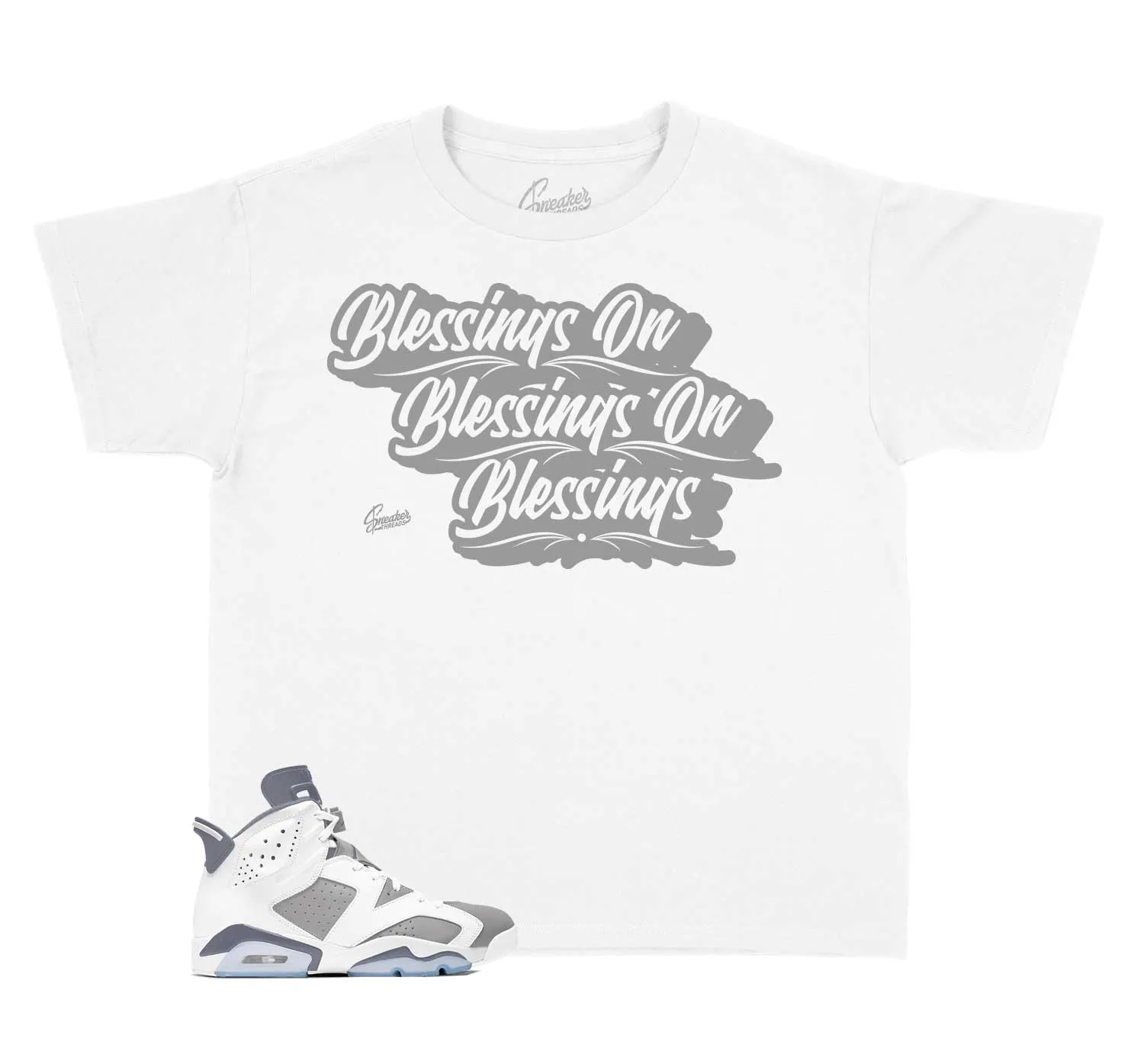 Kids - Cool Grey 6 Blessings Shirt