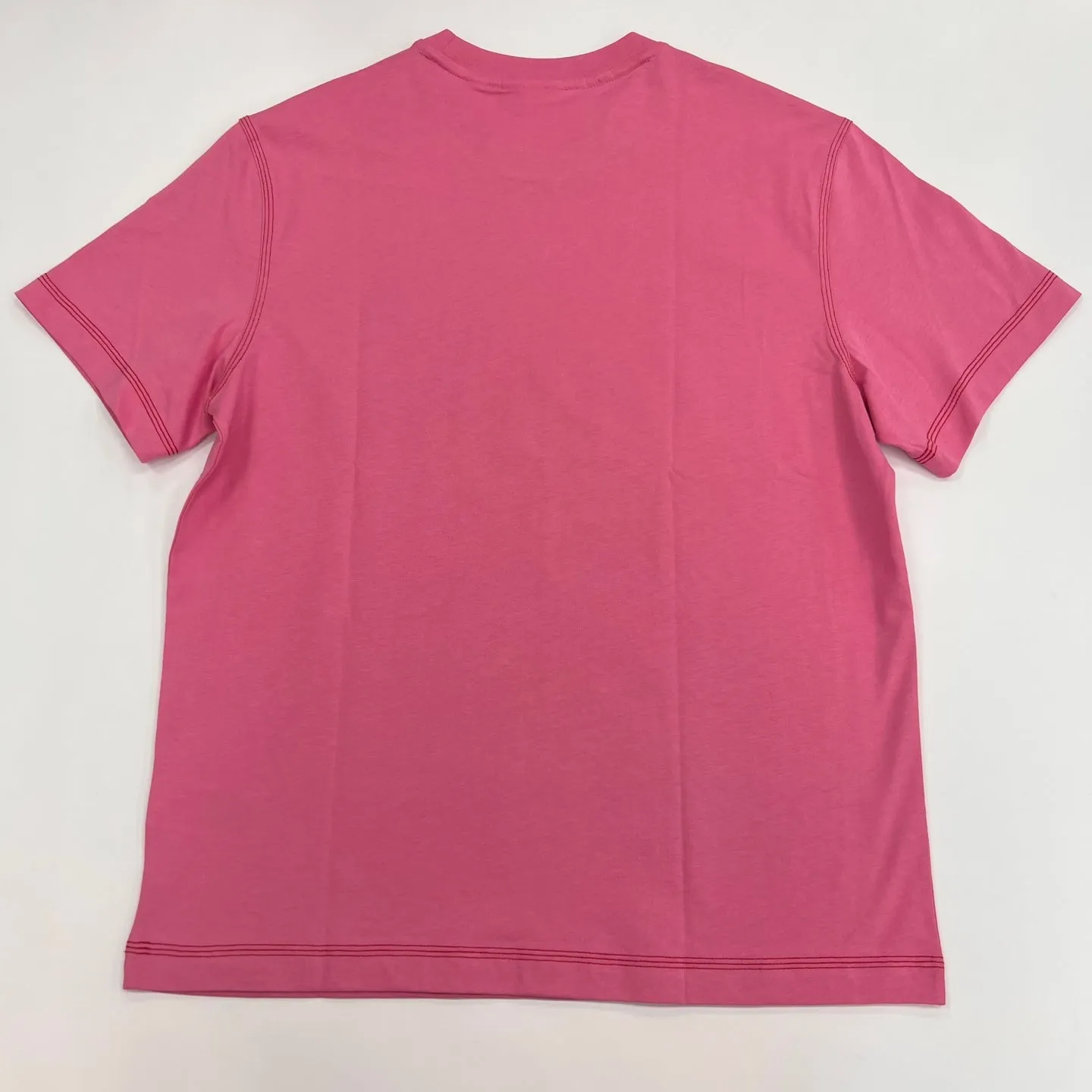 LACOSTE Graphic Print Pink T-Shirt