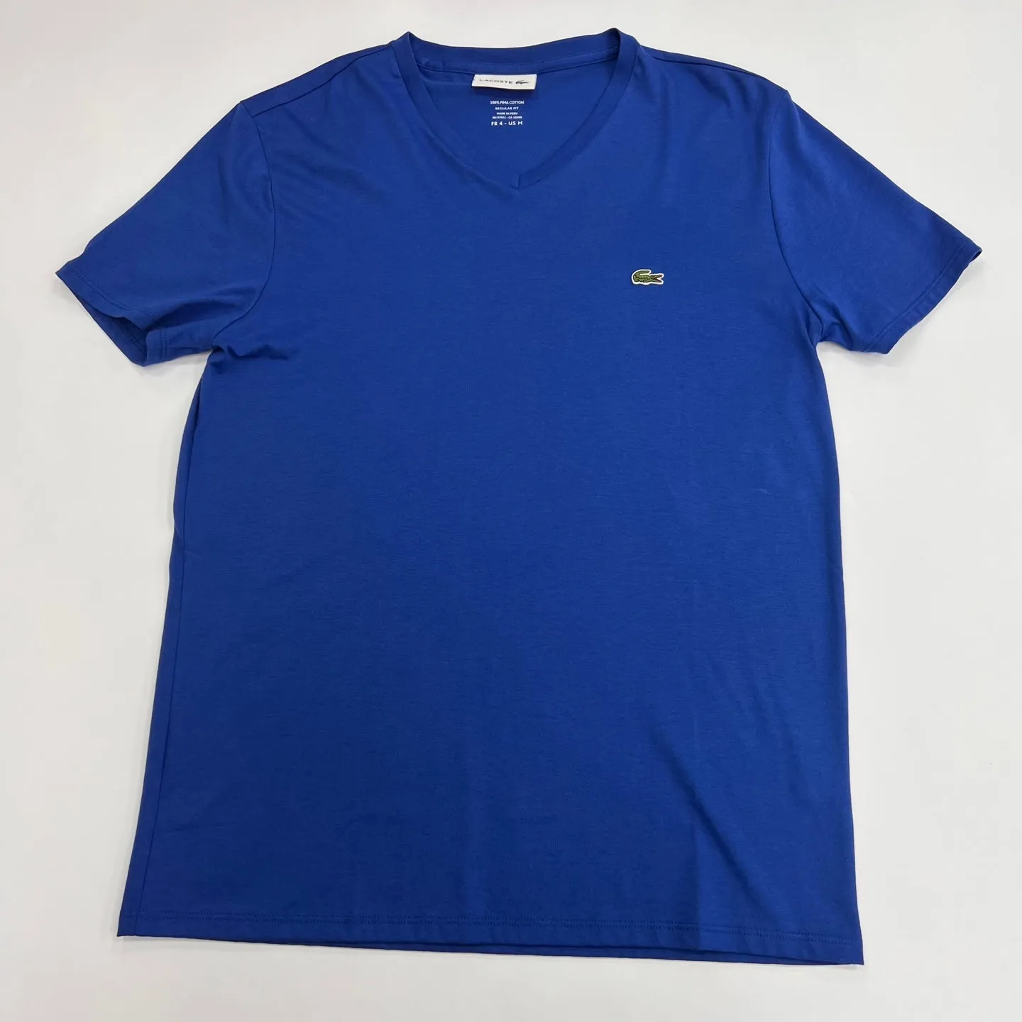 LACOSTE V-Neck Pima Cotton Jersey T-Shirt