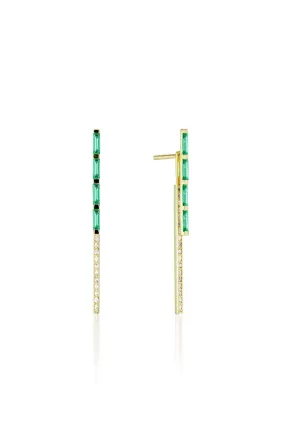 Limelight Earrings Emerald