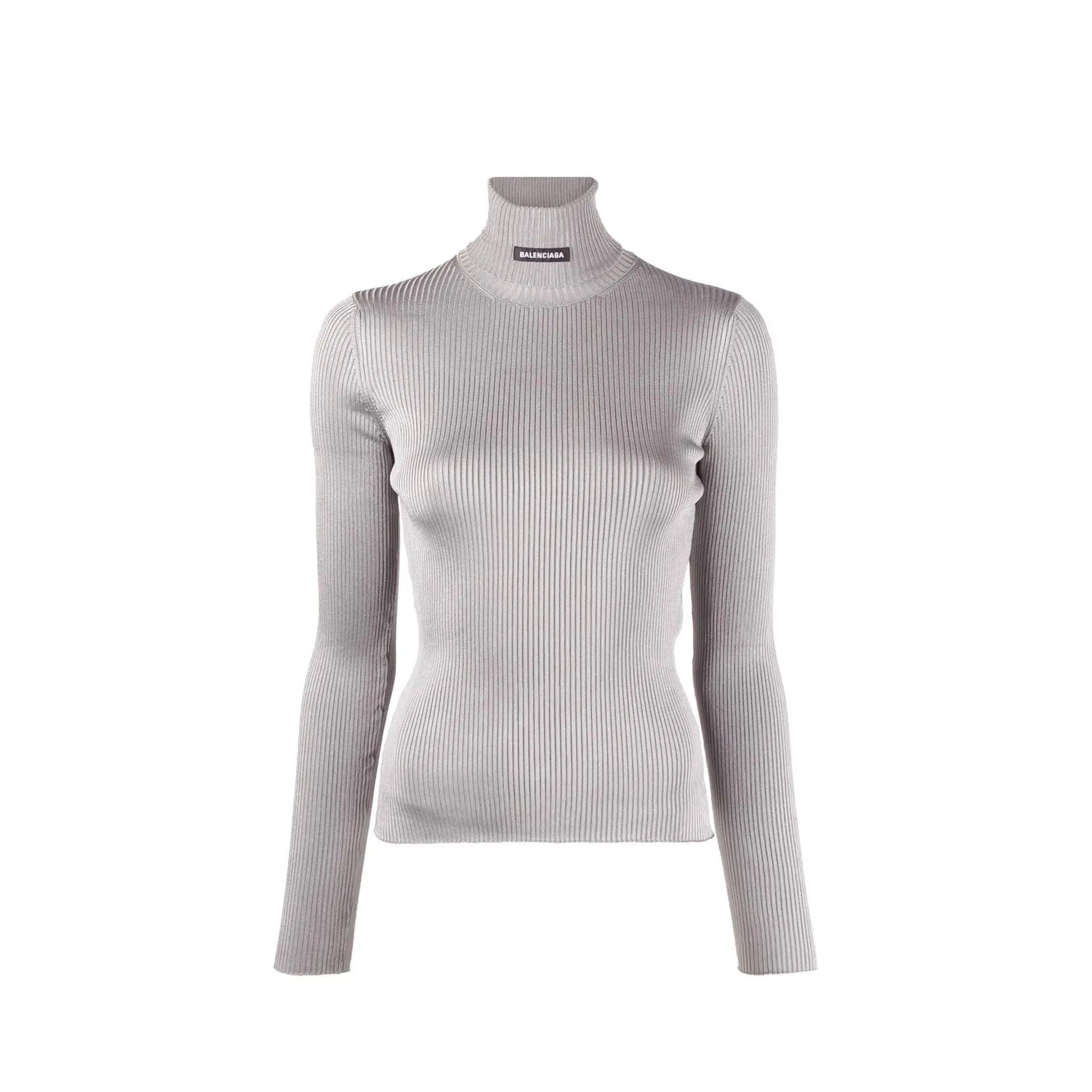 Maglione dolcevita a coste Balenciaga