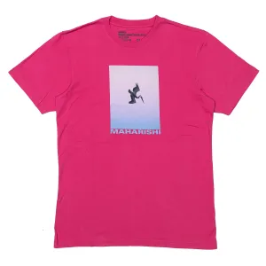 Maharishi Heron in Flight T-Shirt 'Magenta'