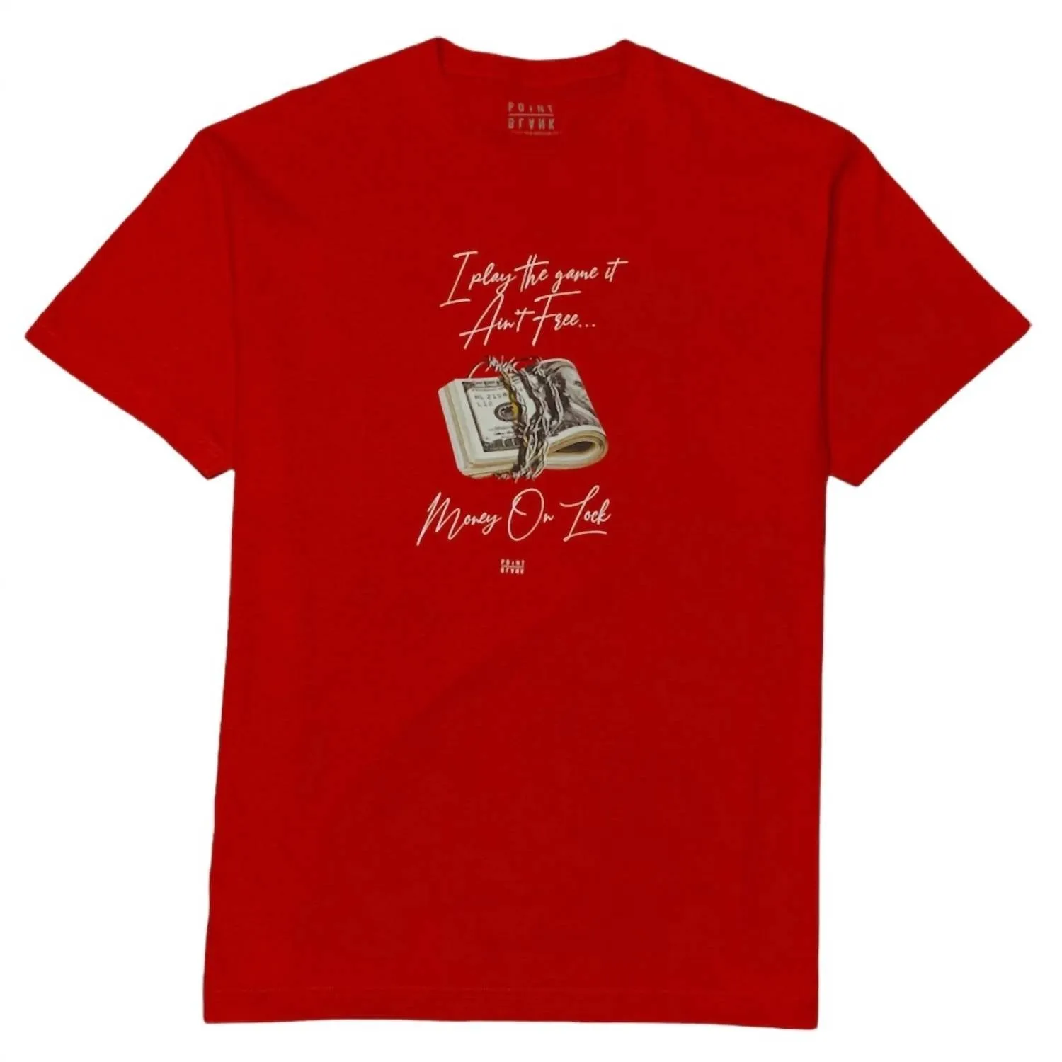 Men's Money On Lock T-Shirt In Red