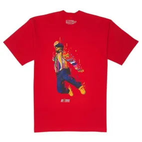 Men's O-Neck T-Shirt In Red