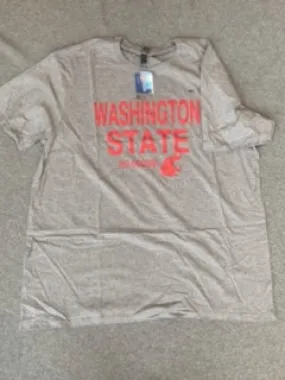 Mens Short Sleeve Grey Washington State T shirt