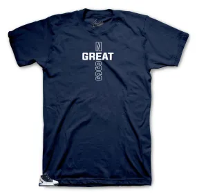 Midnight Navy 3 Greatness Cross Shirt