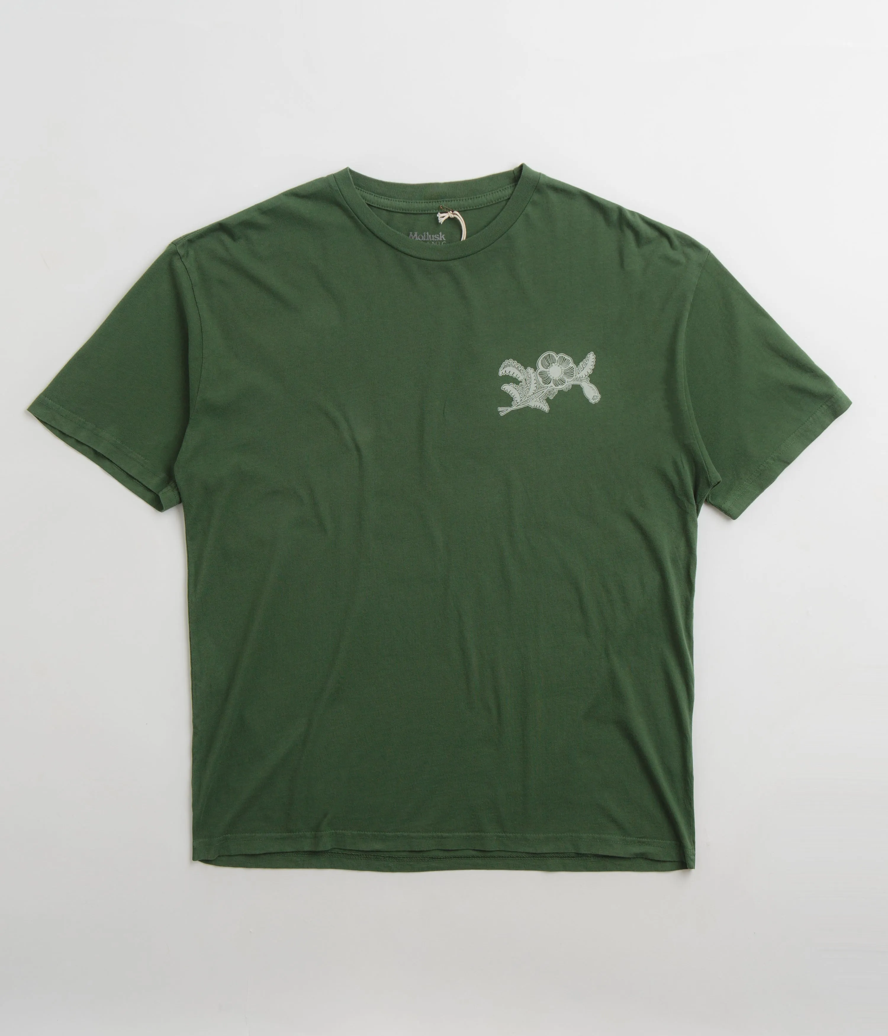 Mollusk Poppies T-Shirt - Schoolhouse Green