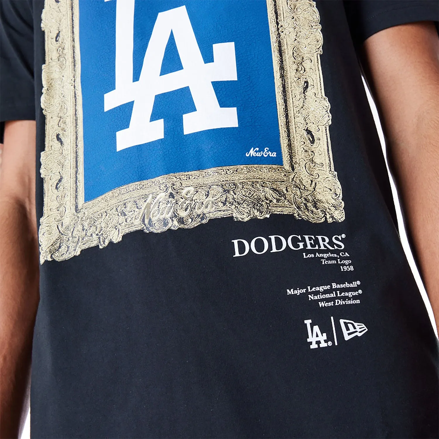 NEW ERA LA Dodgers Curated Customs Black T-Shirt