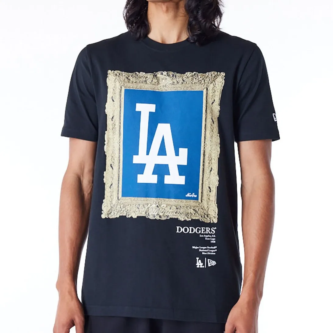 NEW ERA LA Dodgers Curated Customs Black T-Shirt