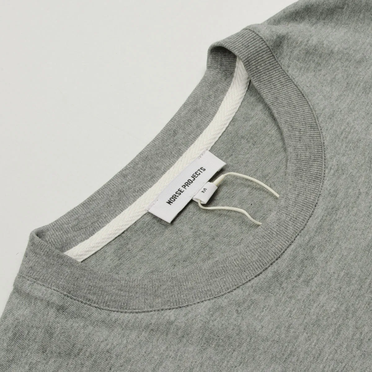 Norse Projects - Johannes Standard Pocket T-shirt - Light Grey Melange